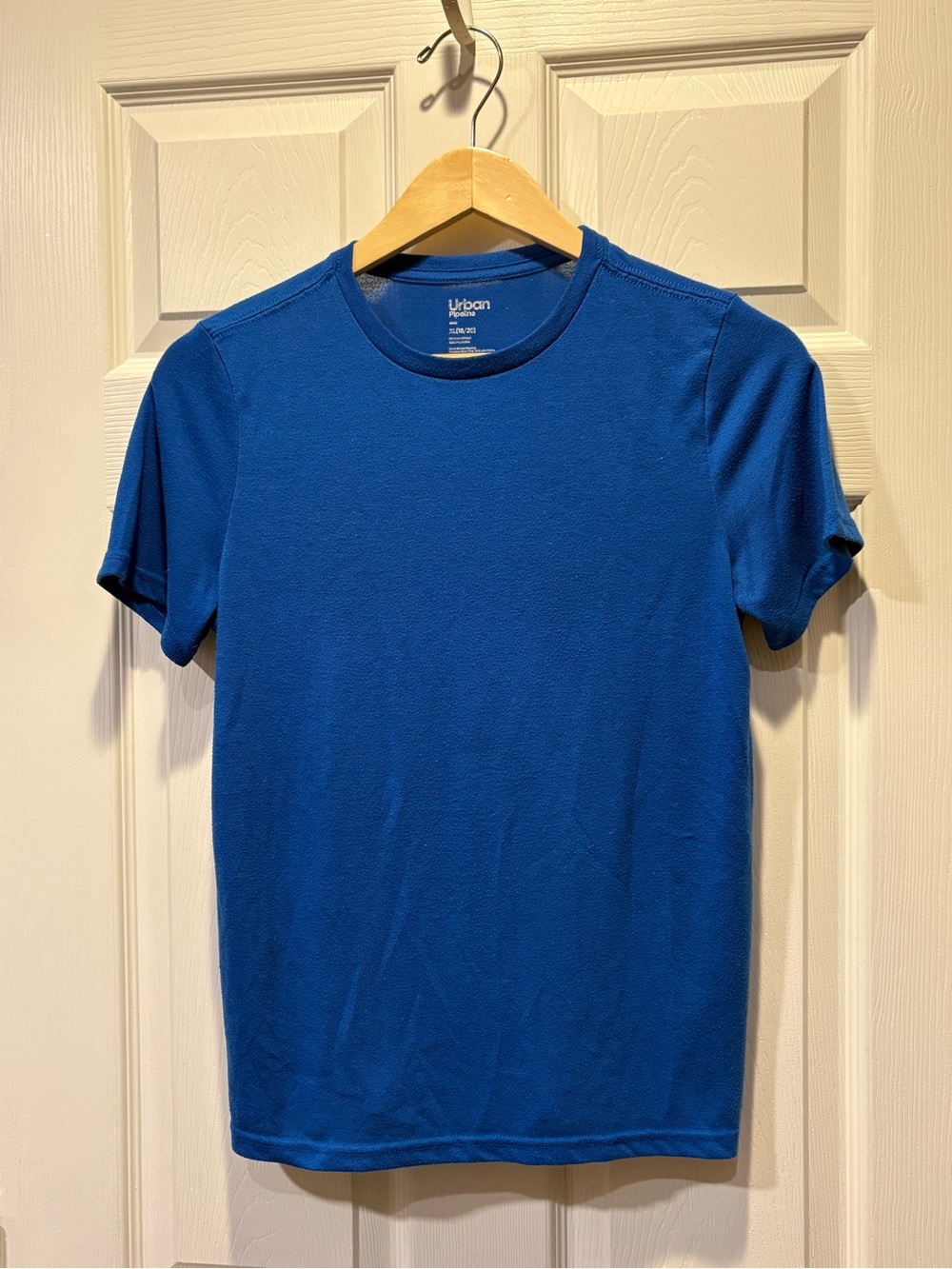 urban pipeline Big Kid’s Blue Short Sleeve Crew Neck Tee